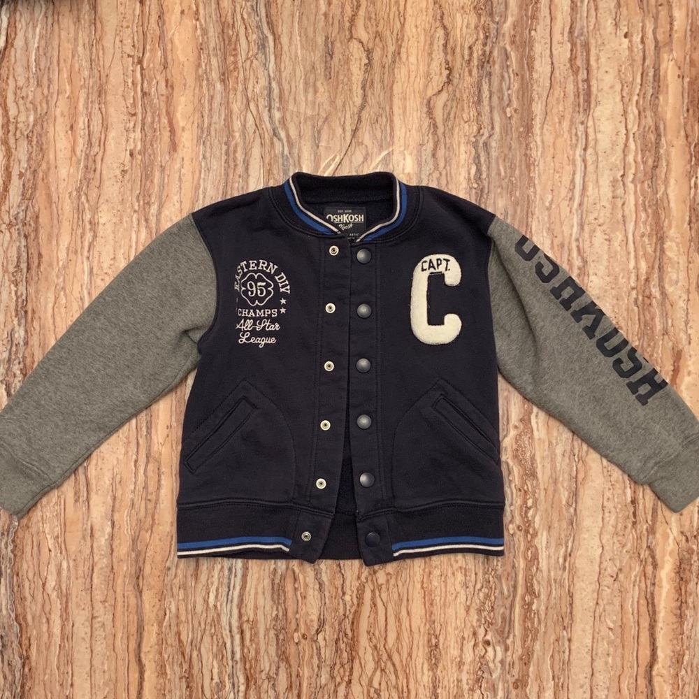 Osh Kosh B’gosh Boys Varsity Jacket Size 6
